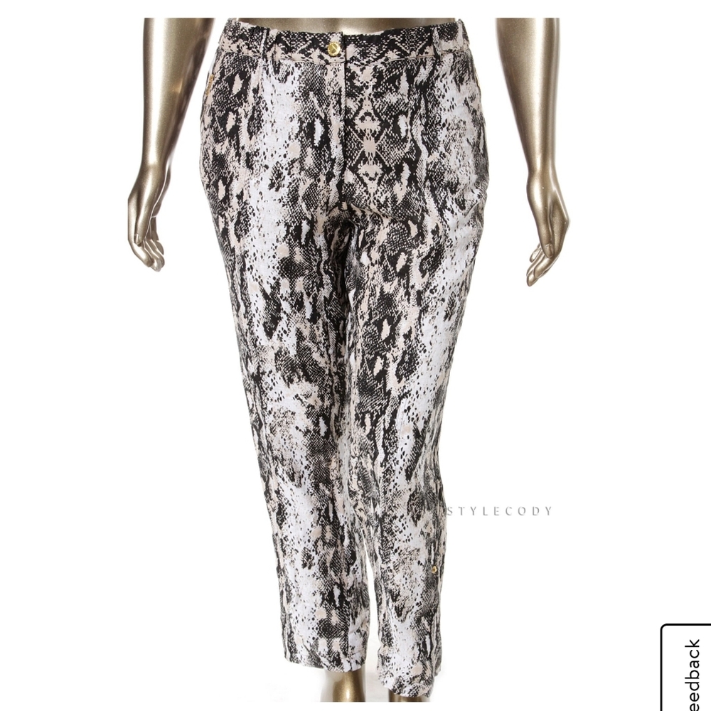 NWOT Calvin Klein Snakeskin Print Pants